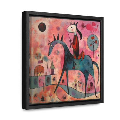 The Dreams of the Child 16, Gallery Canvas Wraps, Square Frame