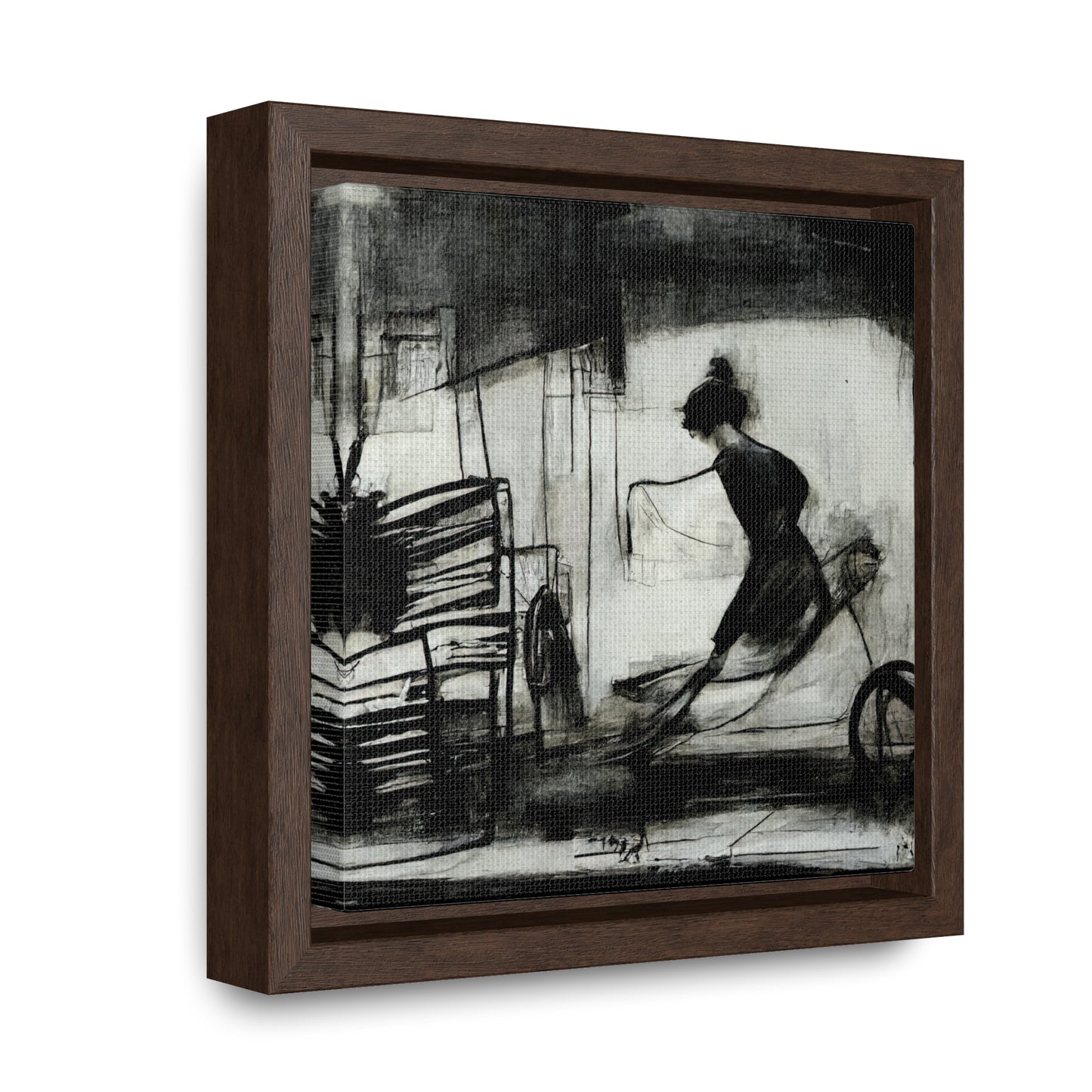 Domestic Memories 25, Valentinii, Gallery Canvas Wraps, Square Frame