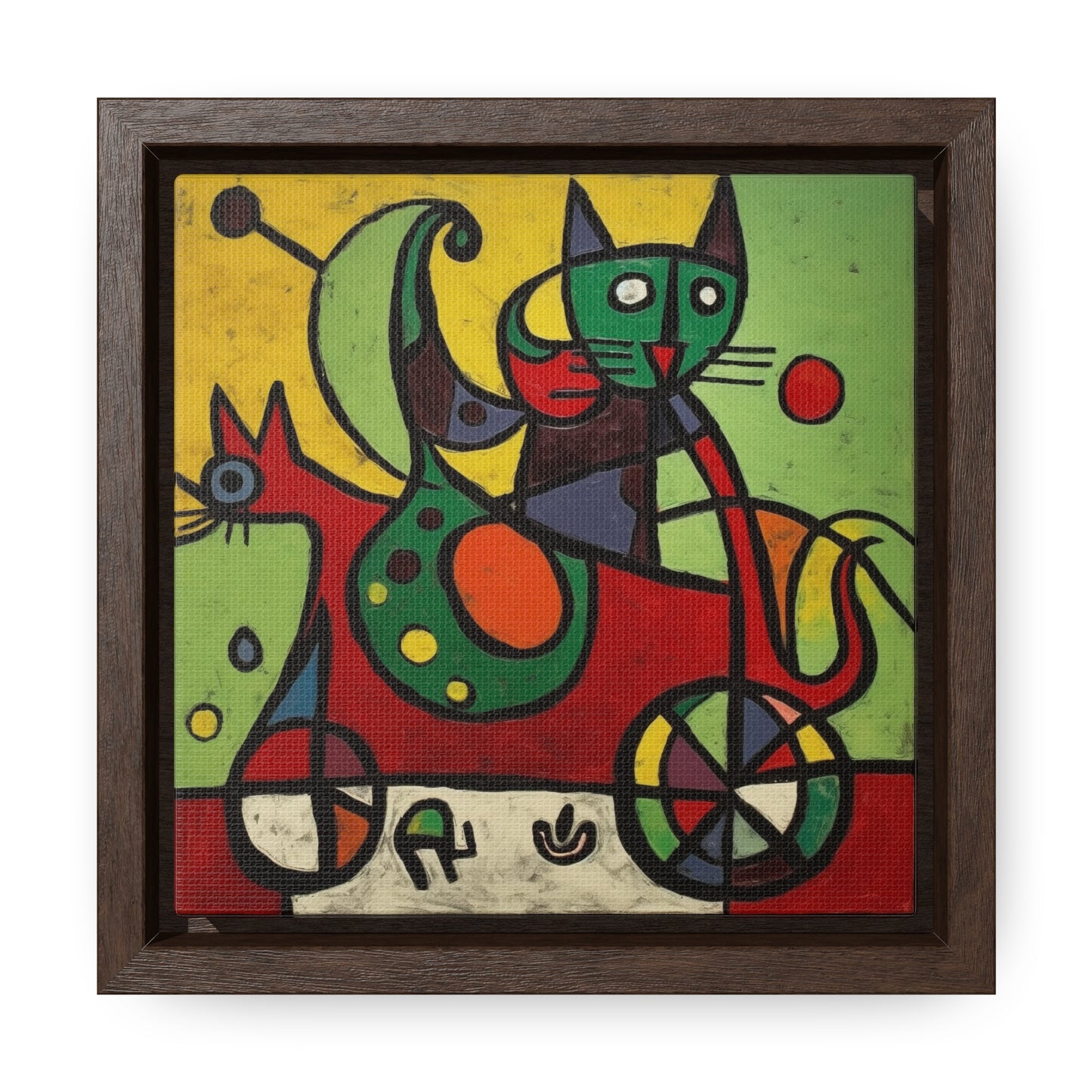 Cat 149, Gallery Canvas Wraps, Square Frame