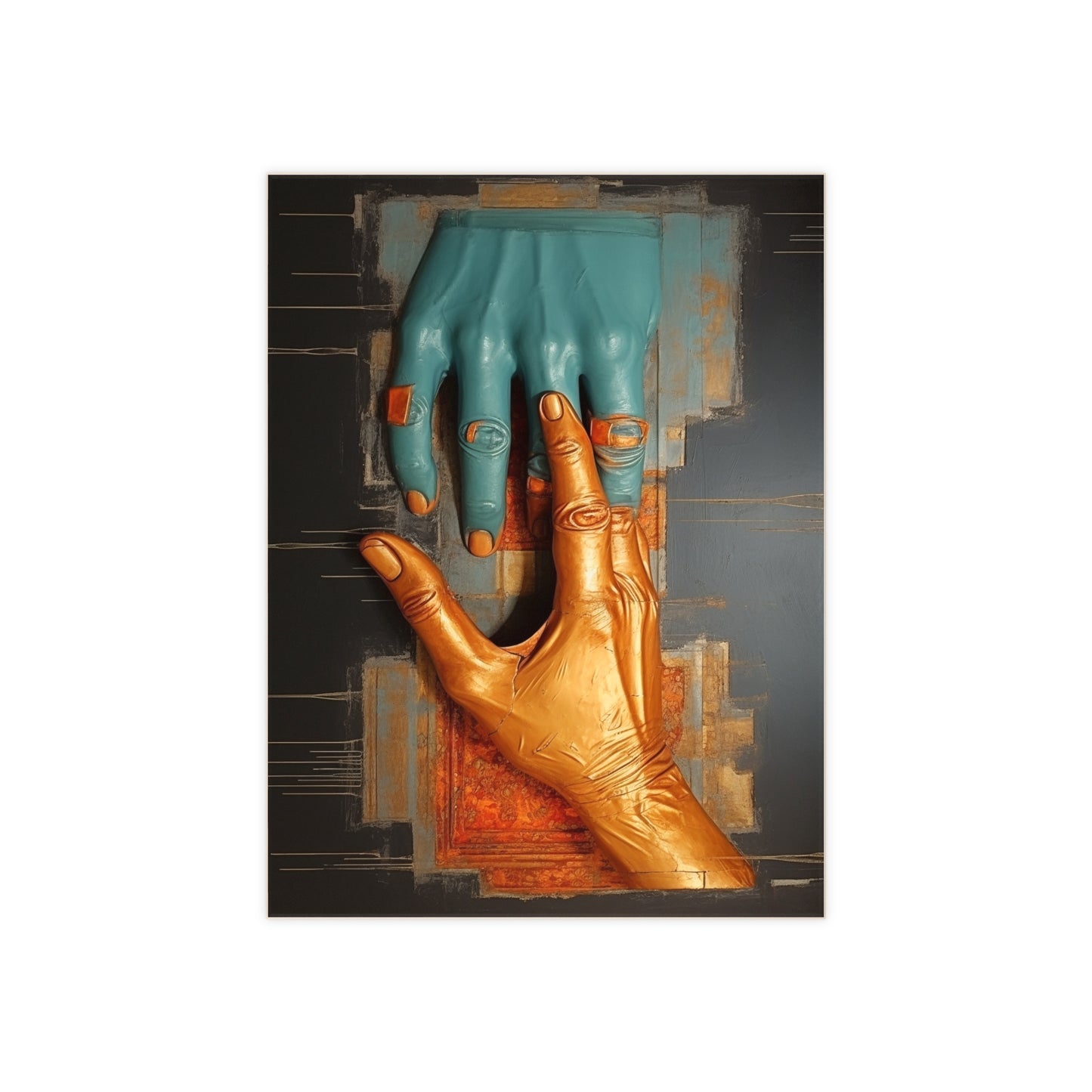 Hands 67, Ceramic Photo Tile