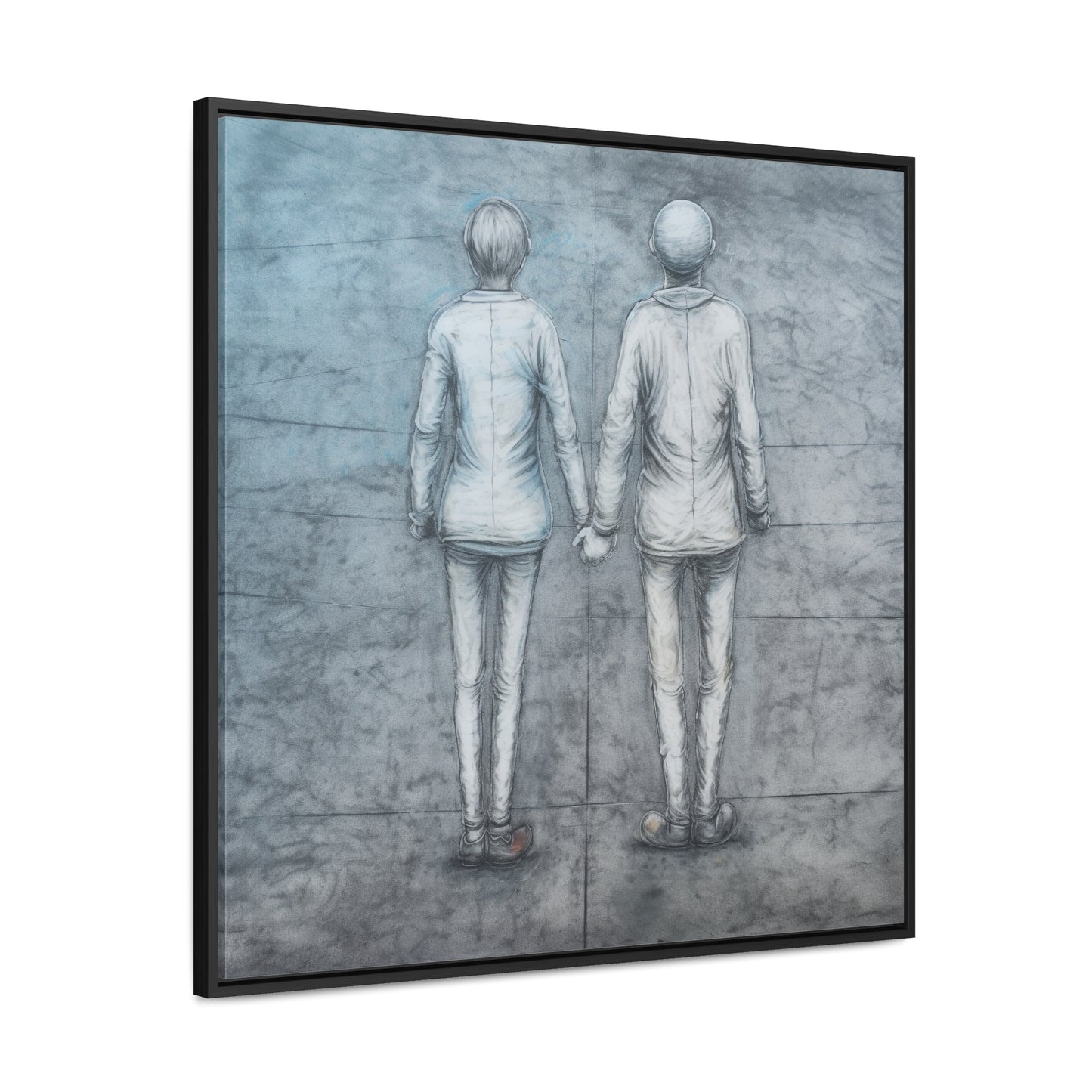 The Courage of Vulnerability, Valentinii, Gallery Canvas Wraps, Square Frame