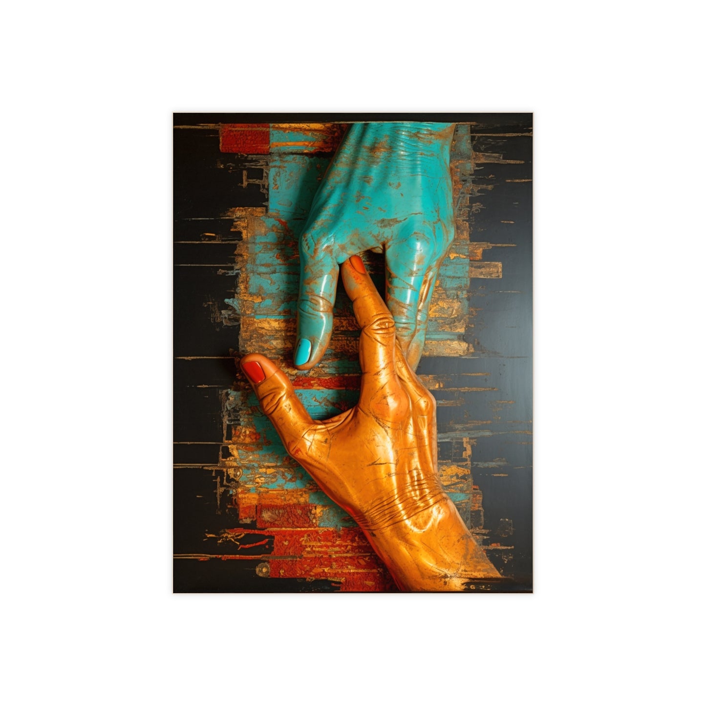 Hands 77, Ceramic Photo Tile