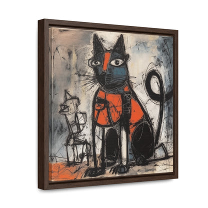 Cat 32, Gallery Canvas Wraps, Square Frame