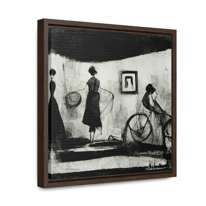 Domestic Memories 10, Valentinii, Gallery Canvas Wraps, Square Frame