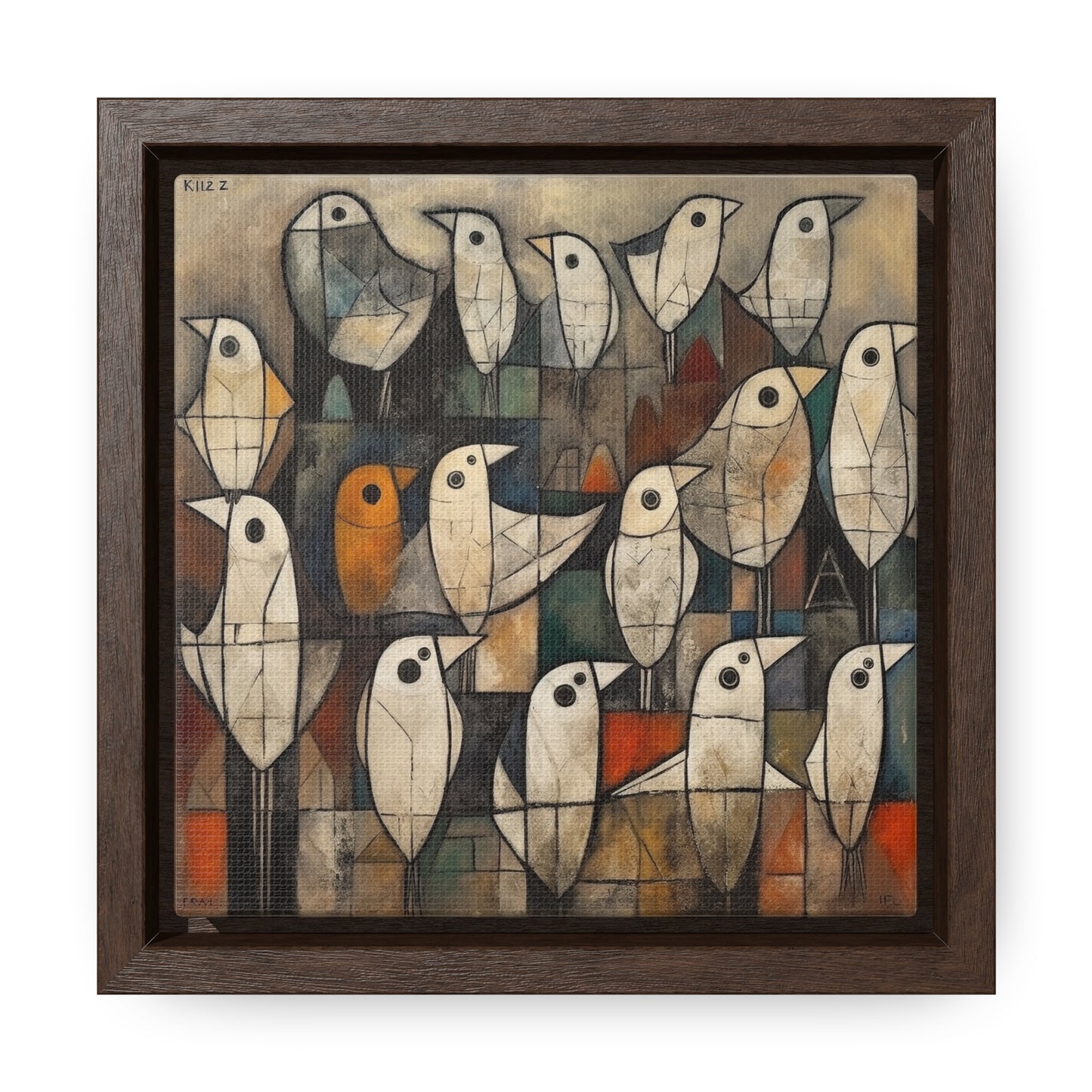 Bird 31, Gallery Canvas Wraps, Square Frame