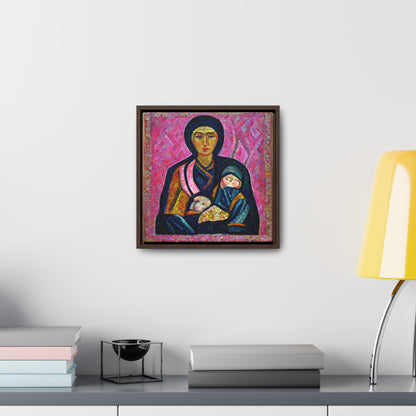 Mary and the Child 17, Valentinii, Gallery Canvas Wraps, Square Frame