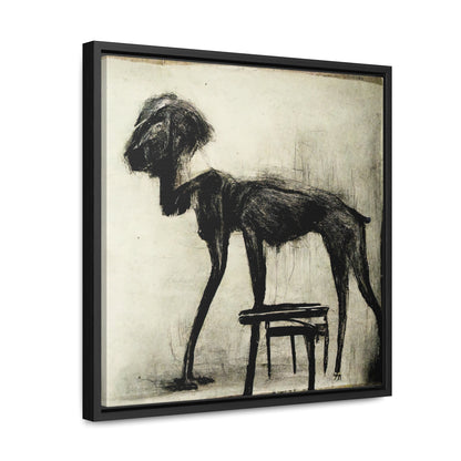 Dogs and Puppies 27, Valentinii, Gallery Canvas Wraps, Square Frame