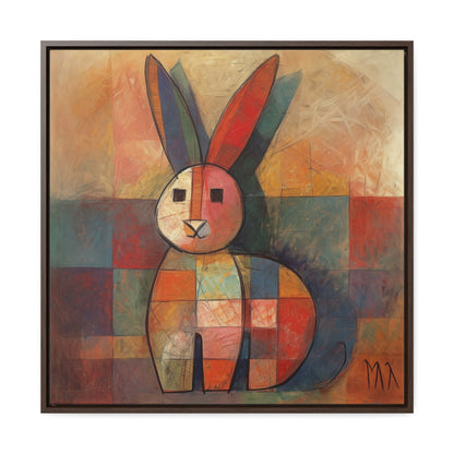 Rabbit 36, Gallery Canvas Wraps, Square Frame