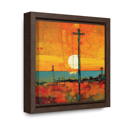 Land of the Sun 69, Valentinii, Gallery Canvas Wraps, Square Frame