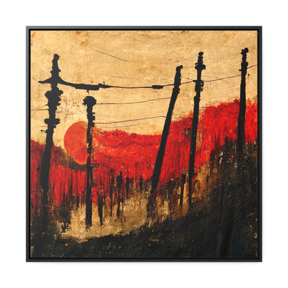 Land of the Sun 25, Valentinii, Gallery Canvas Wraps, Square Frame