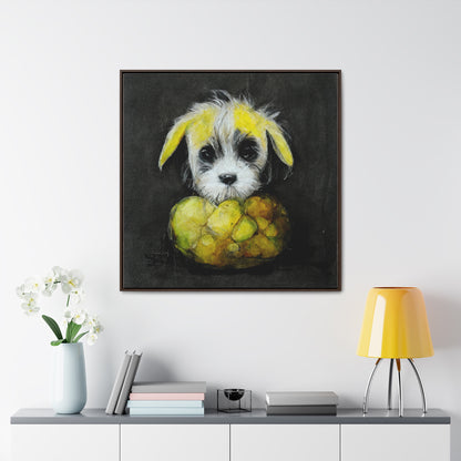 Dogs and Puppies, Valentinii, Gallery Canvas Wraps, Square Frame