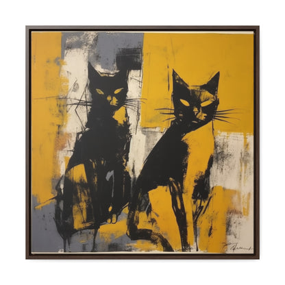 Cat 10, Gallery Canvas Wraps, Square Frame