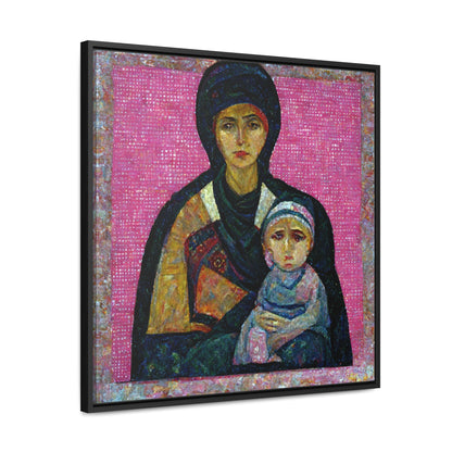 Mary and the Child 12, Valentinii, Gallery Canvas Wraps, Square Frame