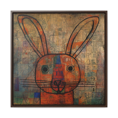 Rabbit 6, Gallery Canvas Wraps, Square Frame