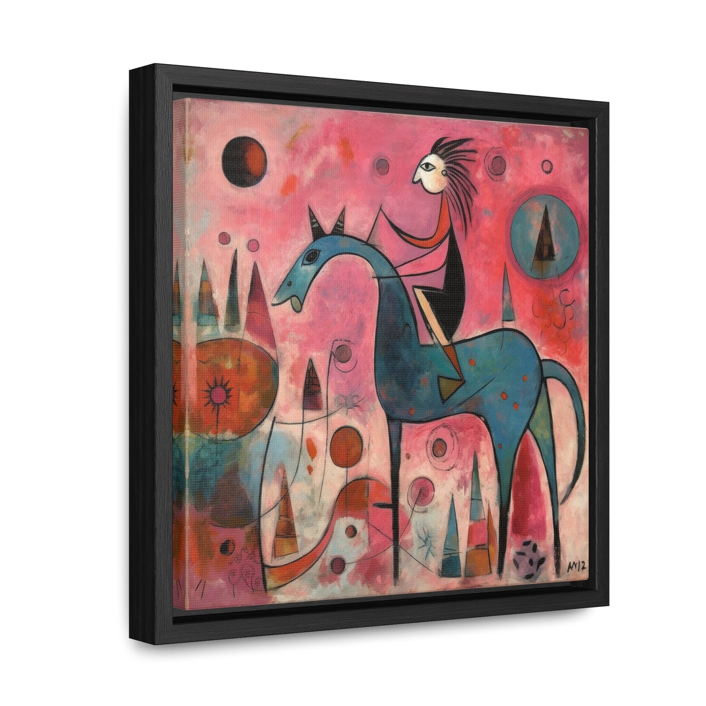 The Dreams of the Child 12, Gallery Canvas Wraps, Square Frame