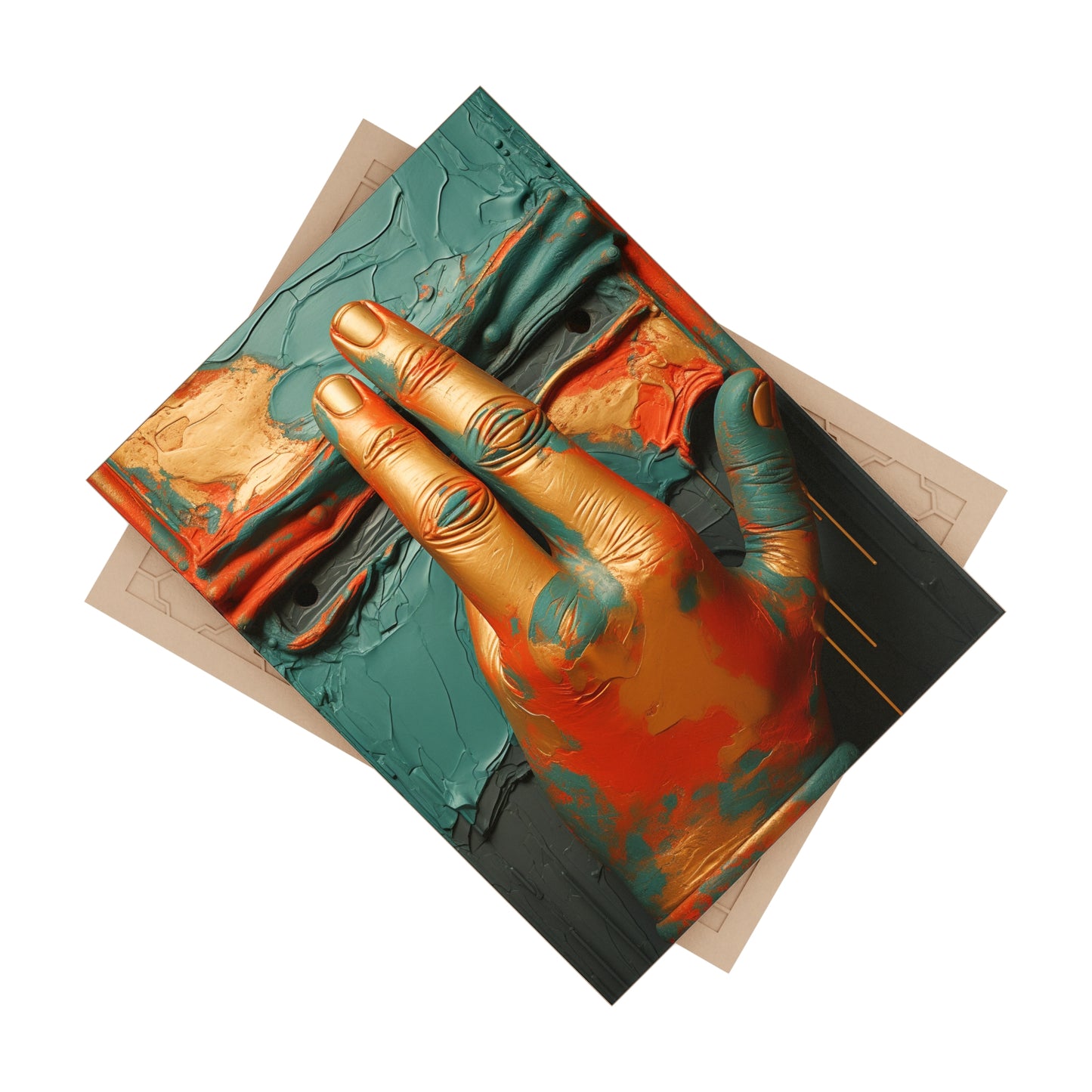 Hands 99, Ceramic Photo Tile