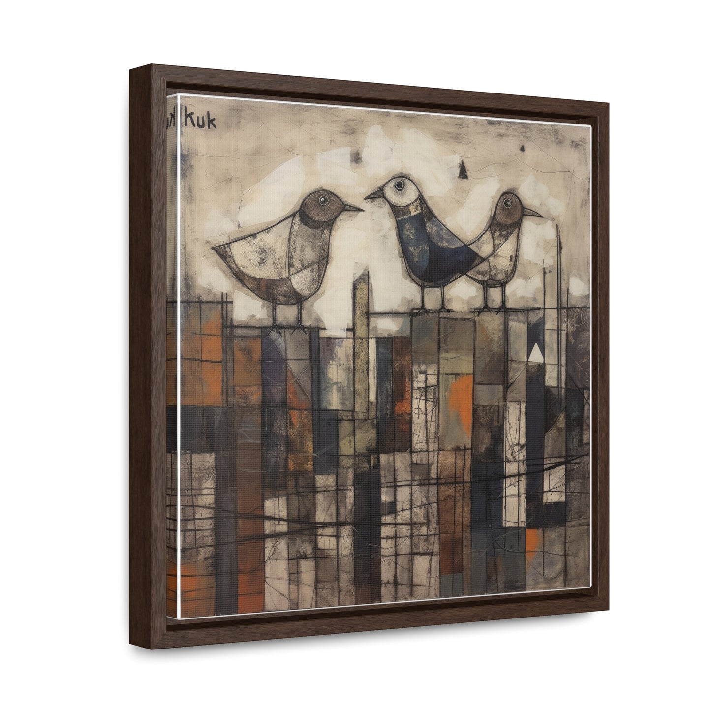 Bird 39, Gallery Canvas Wraps, Square Frame