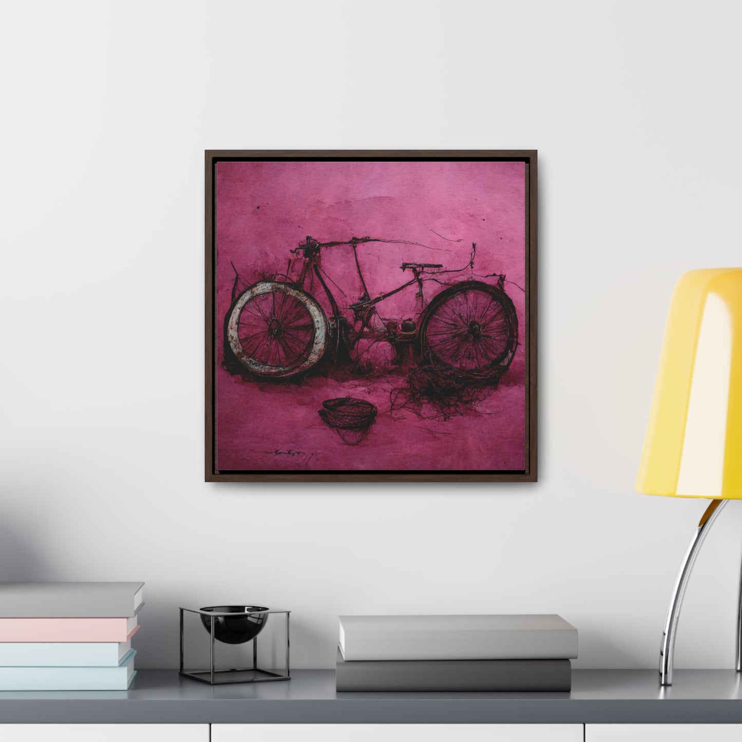 Bicycle 5, Valentinii, Gallery Canvas Wraps, Square Frame