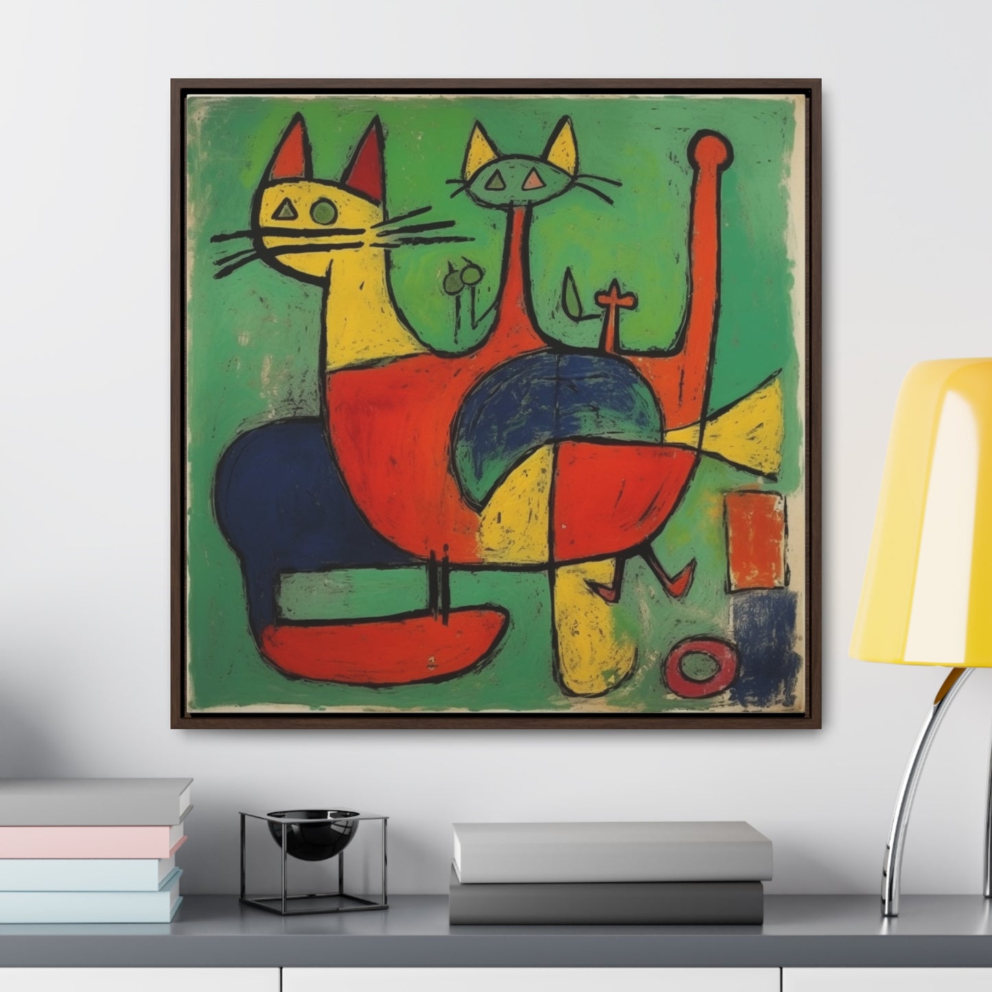 Cat 148, Gallery Canvas Wraps, Square Frame