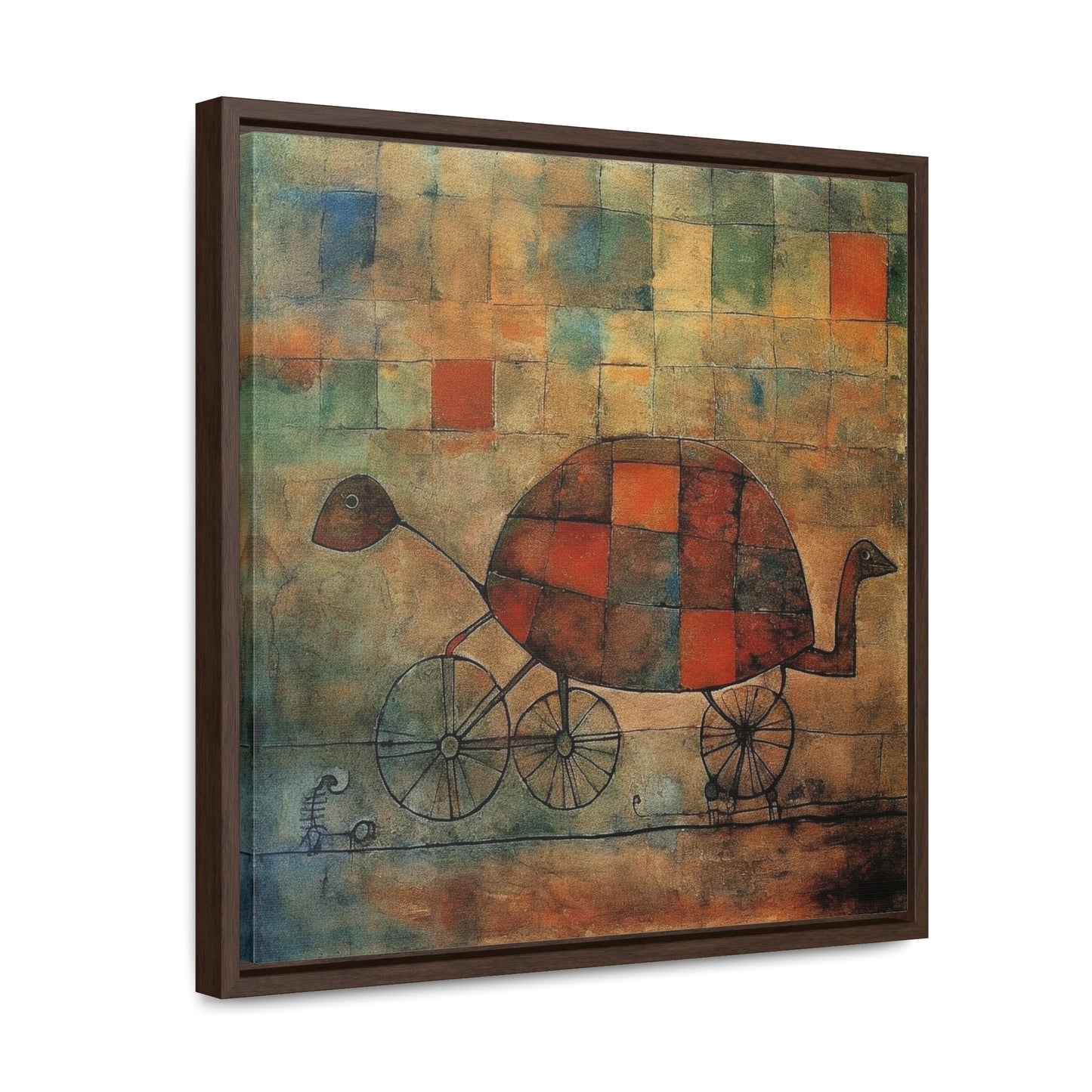 Turtle 8, Gallery Canvas Wraps, Square Frame