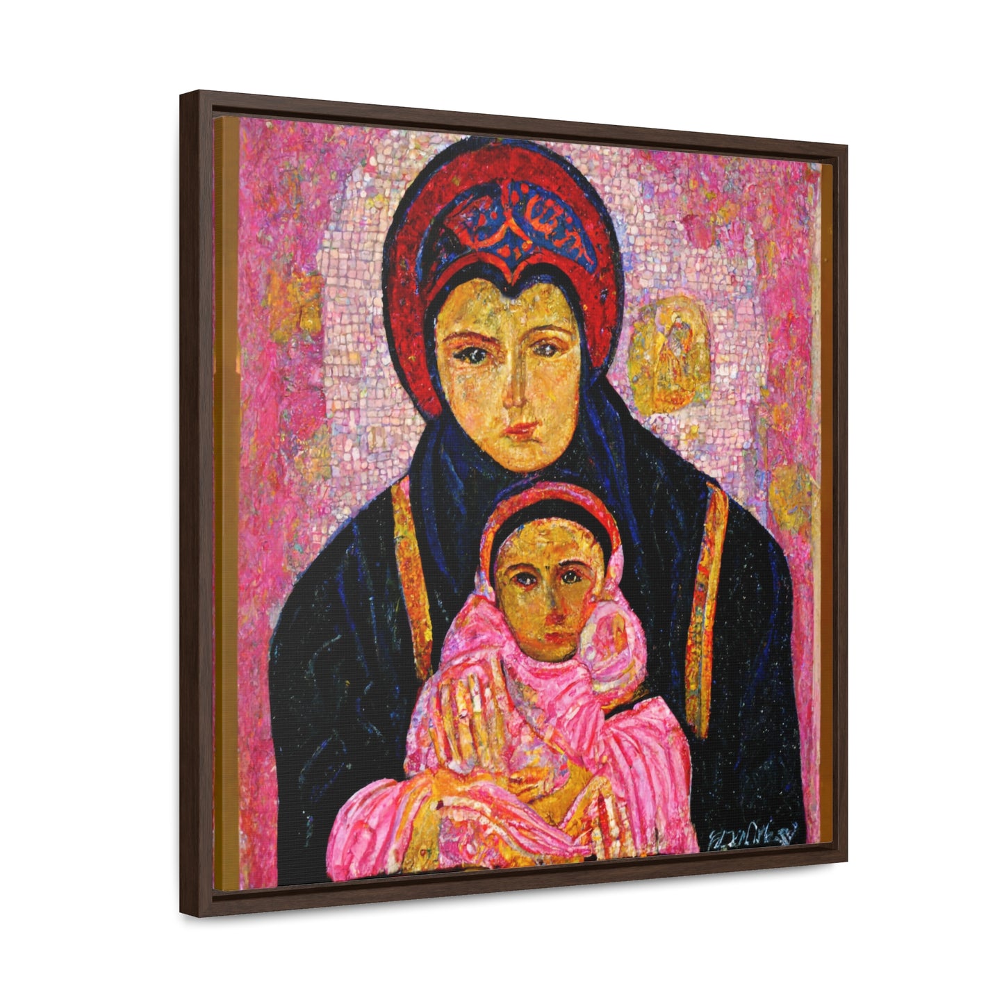 Mary and the Child 24, Valentinii, Gallery Canvas Wraps, Square Frame