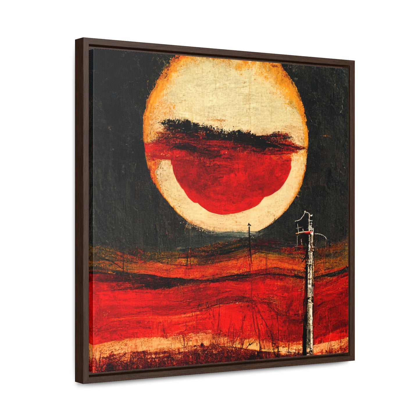 Land of the Sun 26, Valentinii, Gallery Canvas Wraps, Square Frame