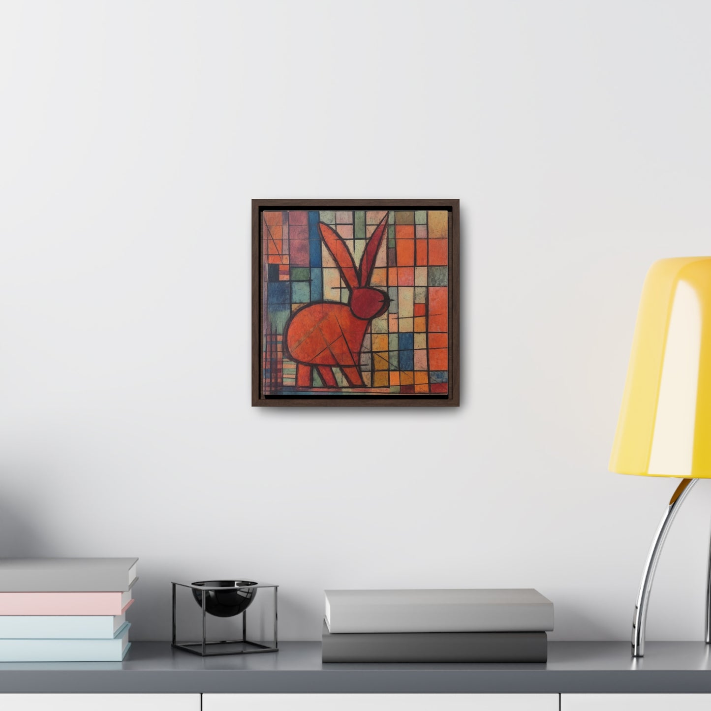 Rabbit 38, Gallery Canvas Wraps, Square Frame