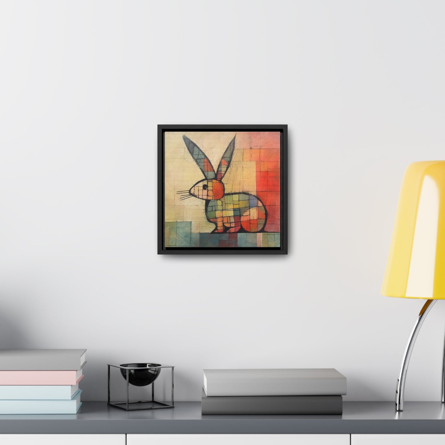 Rabbit 27, Gallery Canvas Wraps, Square Frame