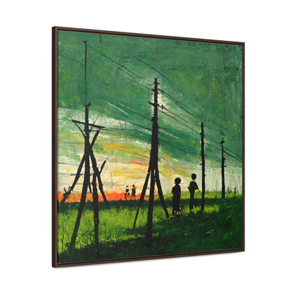 Land of the Sun 35, Valentinii, Gallery Canvas Wraps, Square Frame