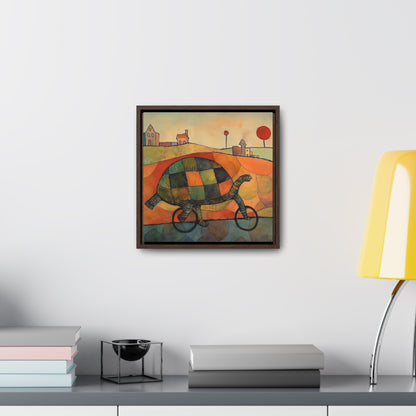 Turtle 5, Gallery Canvas Wraps, Square Frame