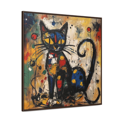 Cat 76, Gallery Canvas Wraps, Square Frame