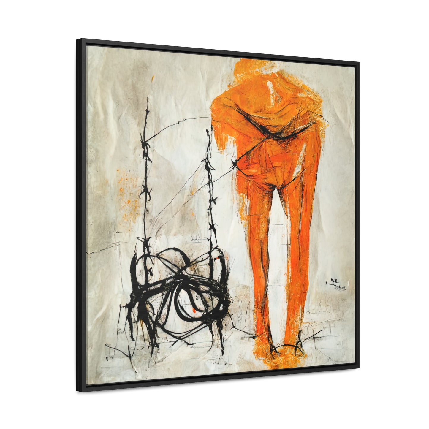 Feet and Drama 17, Valentinii, Gallery Canvas Wraps, Square Frame