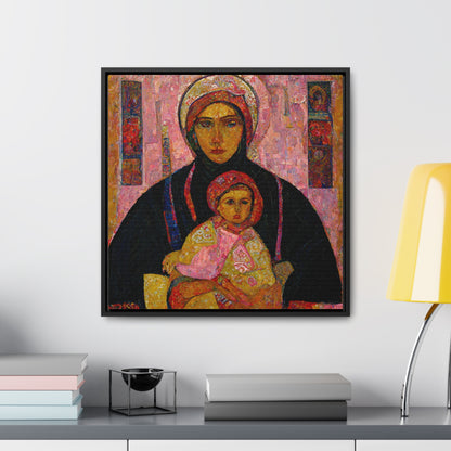 Mary and the Child 15, Valentinii, Gallery Canvas Wraps, Square Frame