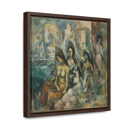 Women 9, Valentinii, Gallery Canvas Wraps, Square Frame