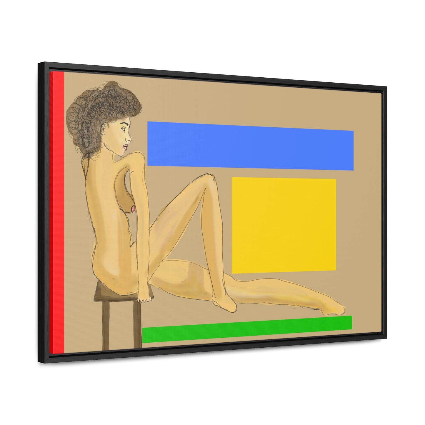 Tetris, Original Eduard Pavel, Gallery Canvas Wraps, Horizontal Frame