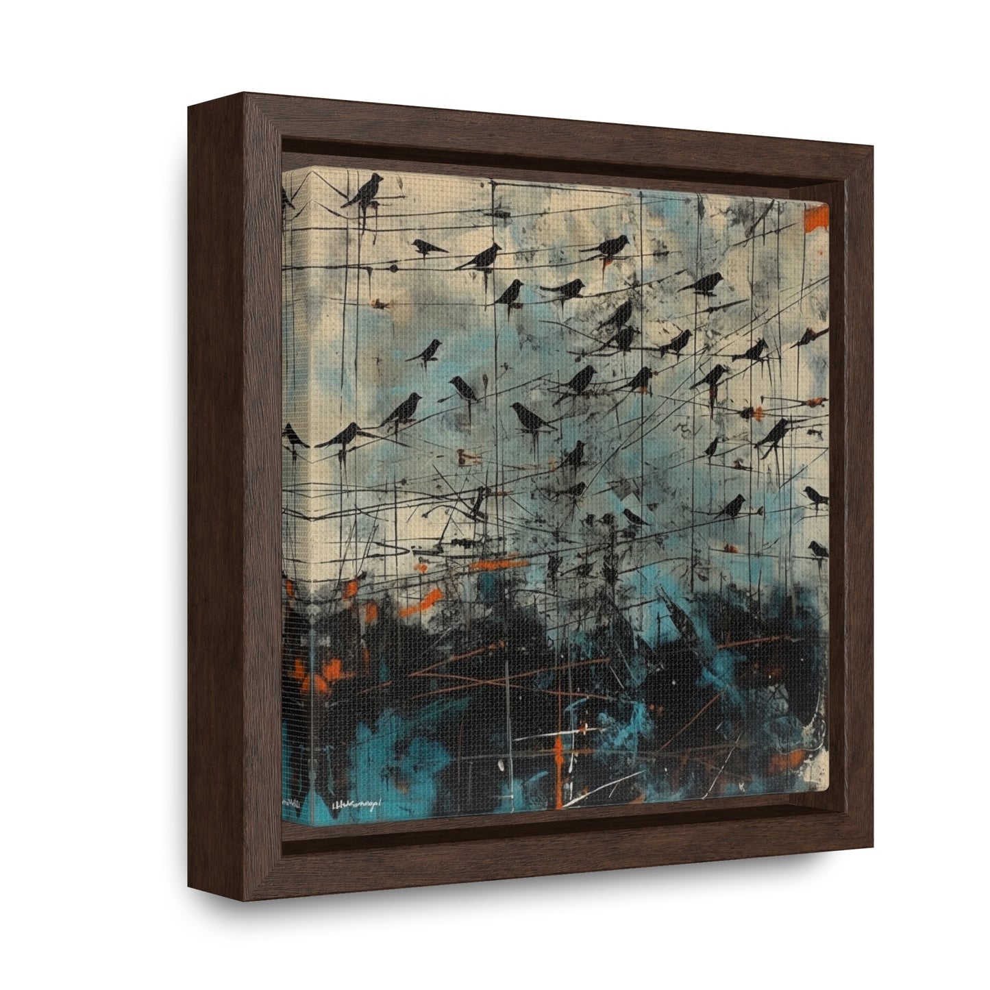 Bird 11, Gallery Canvas Wraps, Square Frame