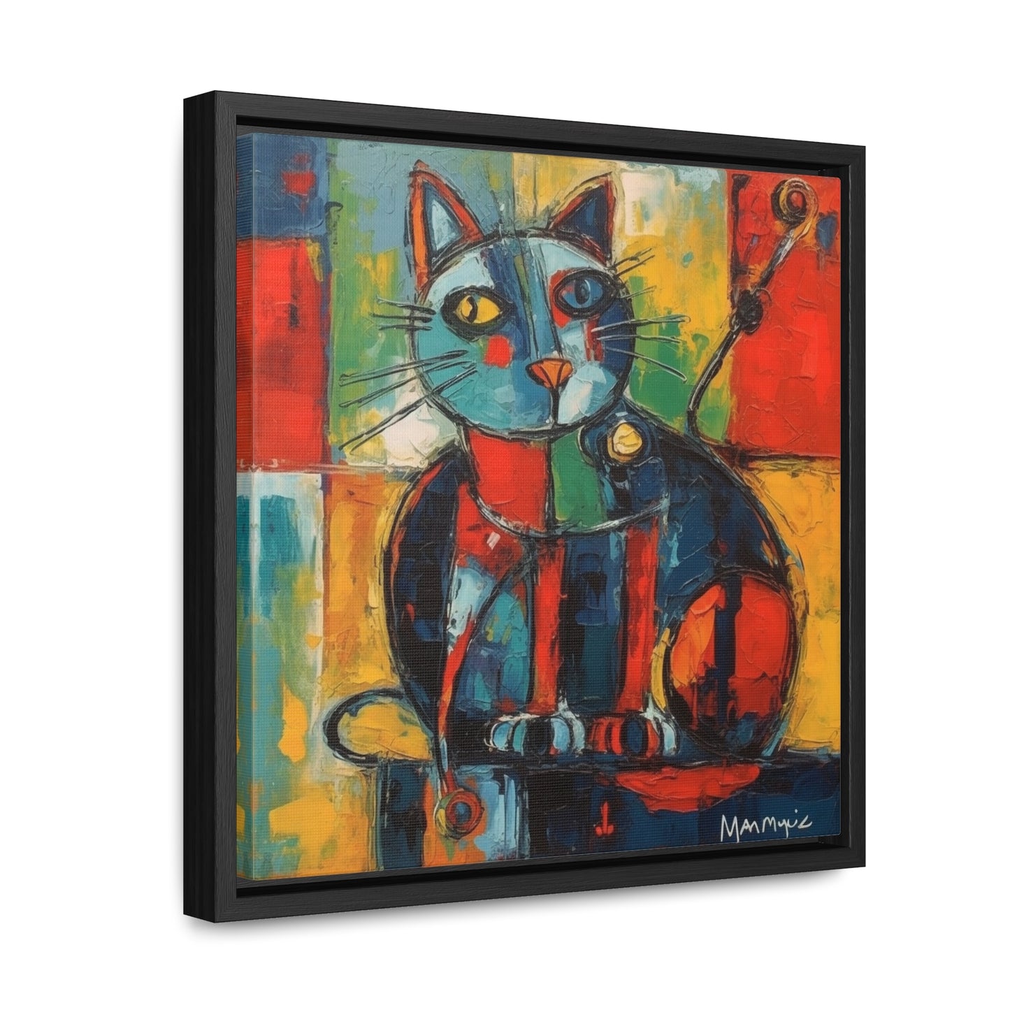 Cat 65, Gallery Canvas Wraps, Square Frame