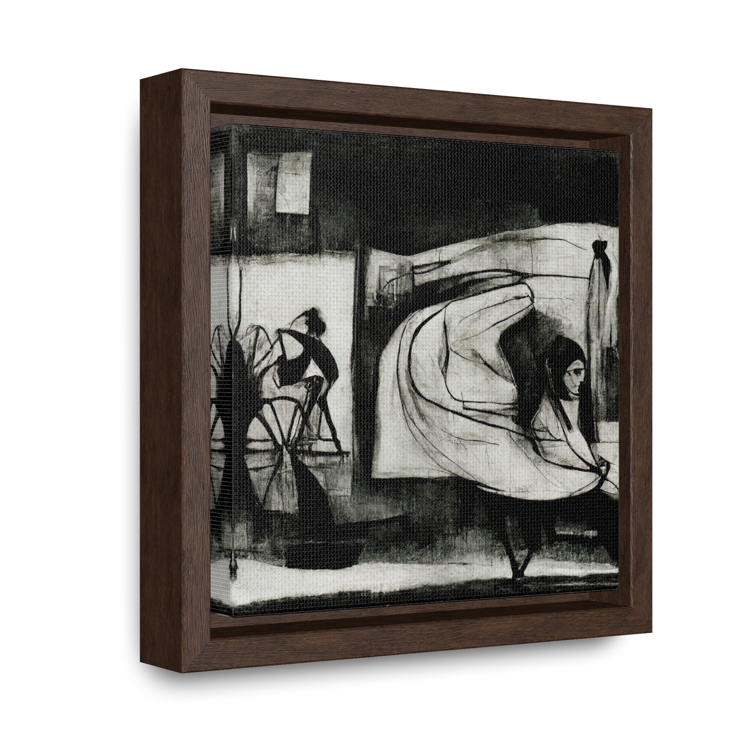 Domestic Memories 22, Valentinii, Gallery Canvas Wraps, Square Frame