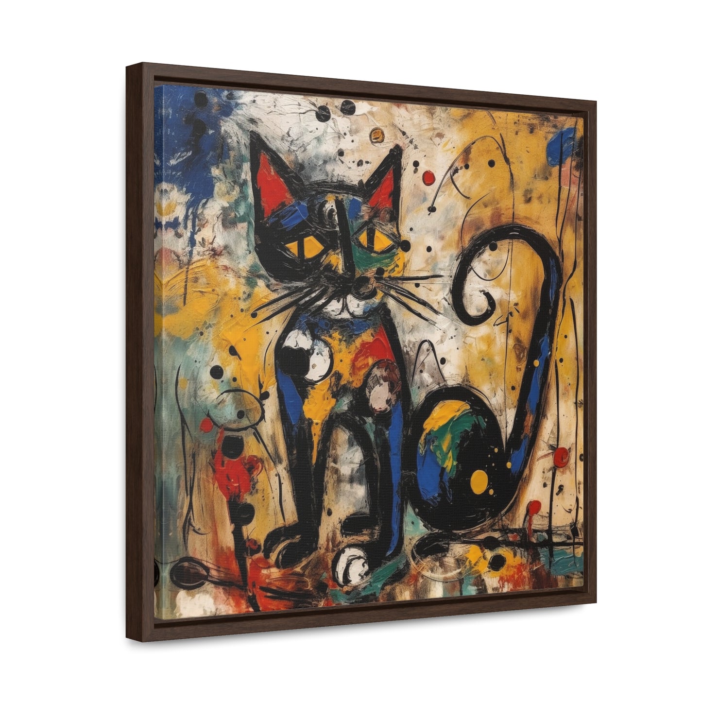 Cat 114, Gallery Canvas Wraps, Square Frame