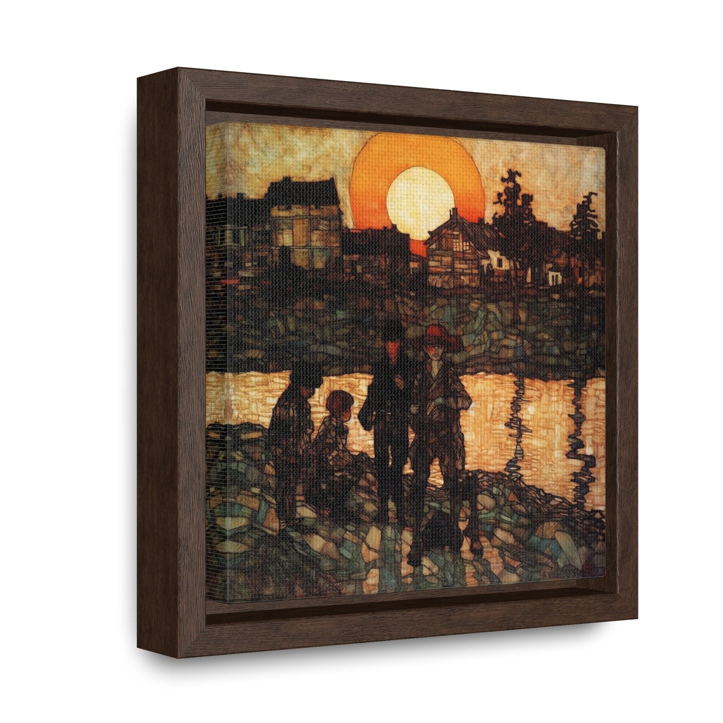 Land of the Sun 44, Valentinii, Gallery Canvas Wraps, Square Frame