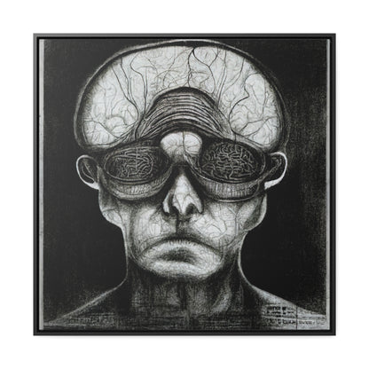 Brain 36, Valentinii, Gallery Canvas Wraps, Square Frame