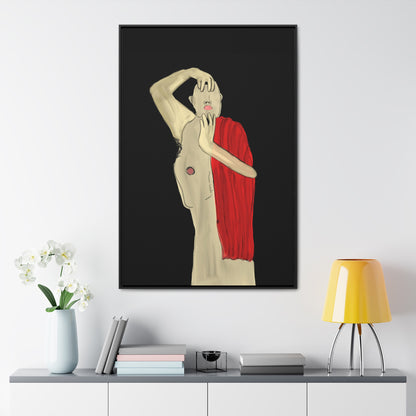 Unmasking Despair, Original Eduard Pavel, Gallery Canvas Wraps, Vertical Frame