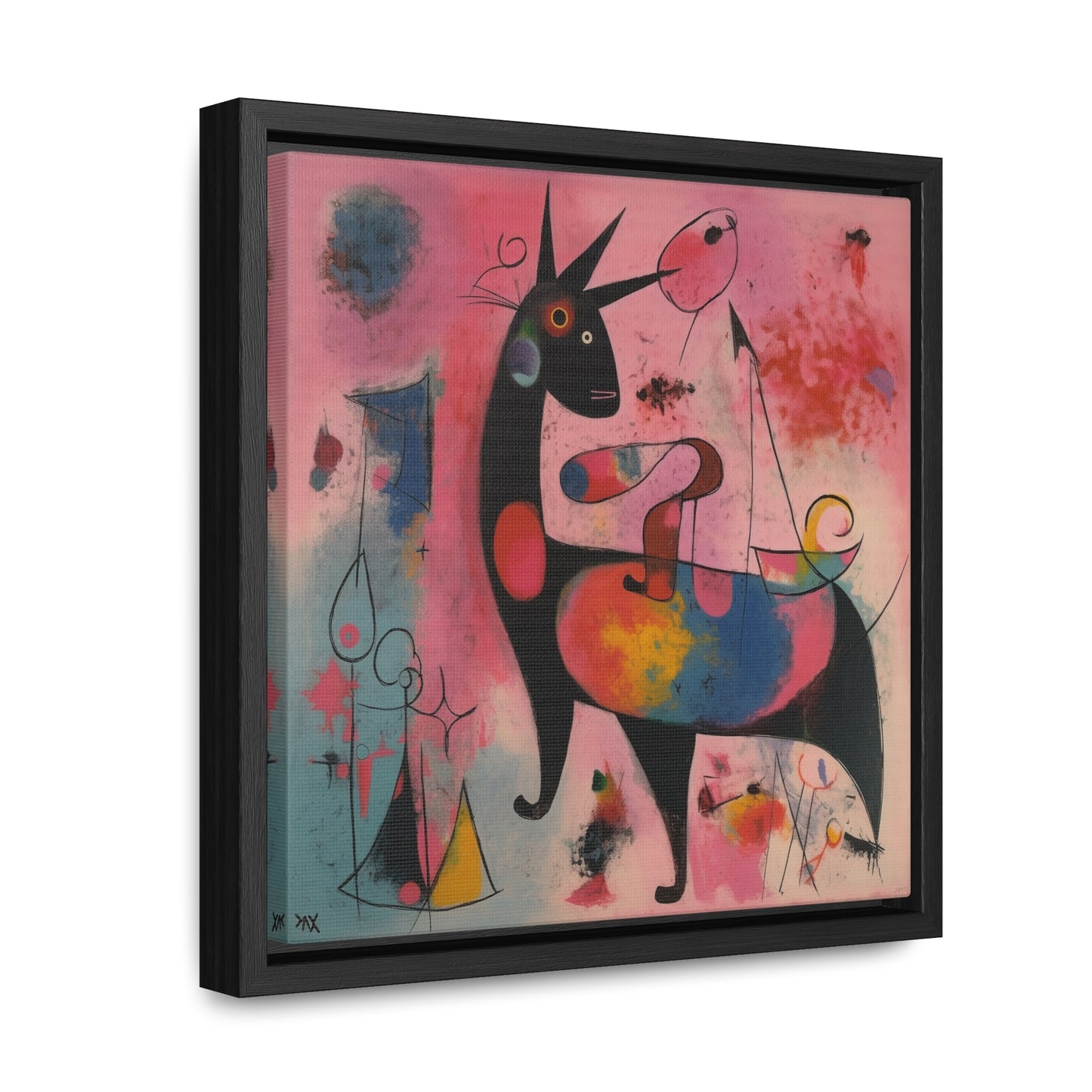 The Dreams of the Child 37, Gallery Canvas Wraps, Square Frame