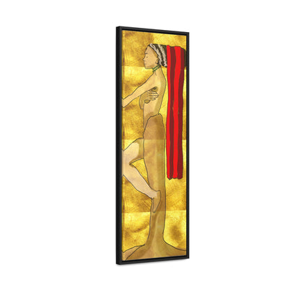 Woman in Gold, Original Eduard Pavel, Gallery Canvas Wraps, Vertical Frame