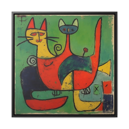 Cat 143, Gallery Canvas Wraps, Square Frame