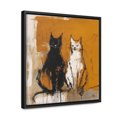 Cat 17, Gallery Canvas Wraps, Square Frame