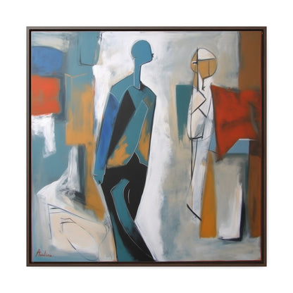 Sad Man 28, Valentinii, Gallery Canvas Wraps, Square Frame