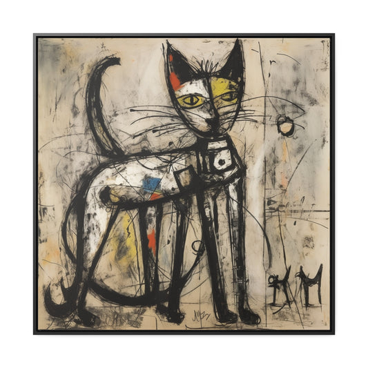 Cat 49, Gallery Canvas Wraps, Square Frame