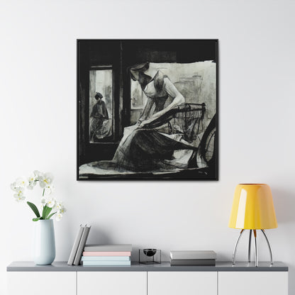 Domestic Memories 45, Valentinii, Gallery Canvas Wraps, Square Frame