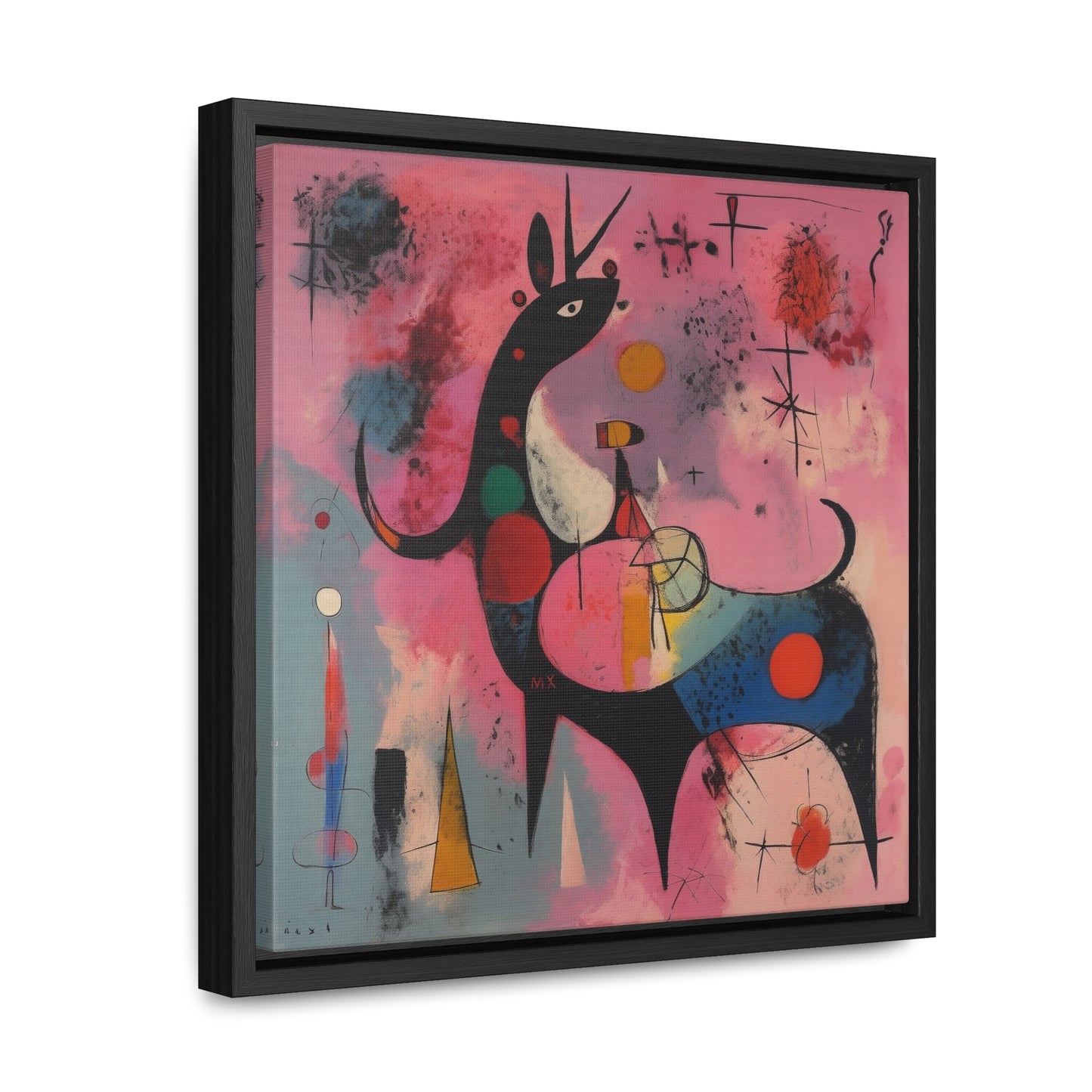 The Dreams of the Child 58, Gallery Canvas Wraps, Square Frame